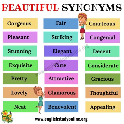 beautiful pictures synonyms